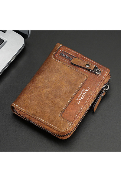 Choice Brown 2025 Men Wallet Famous Luxury Designer Brand with Coin Pocket Hi...