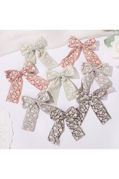 Choice Random color 20pcs Random Color 20pcs Handmade Bow Girls Hair Clip Lac...