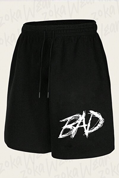 ZOKAWEAR Unisex σορτς με στάμπα Bad Xxxtentacion