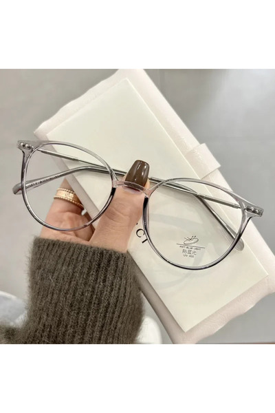 Choice3 GRAY Korean Women Lady Students Anti-Radiation Glasses Computer Eyewear