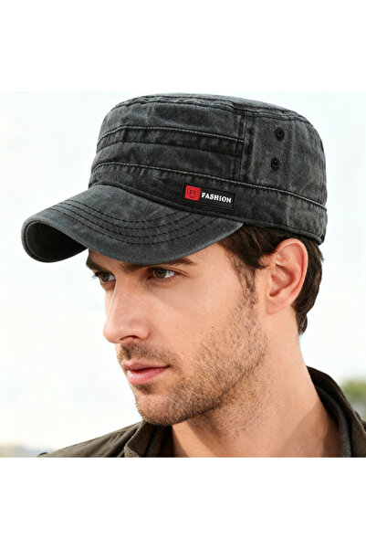 choice2 One Size black 1pc Spring and Autumn Flat Top for Men and Women Soft ...