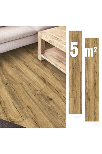 OEM Panouri Vinilice Autoadezive 5 m² MARO Scânduri PARCHET Impermeabile