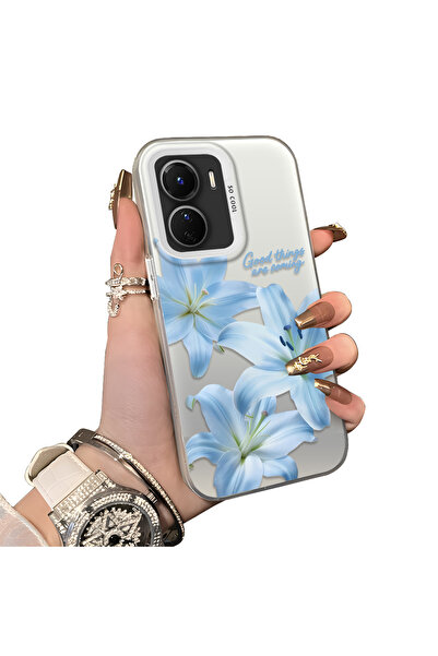 Hontinga Vivo Y16 Uyumlu Silikon Kenar Sert Arka Kılıf Couple Telefon Kılıfı ...