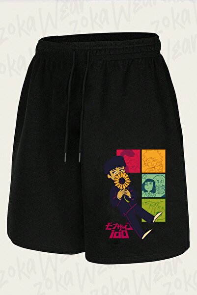 ZOKAWEAR Unisex Mob Psycho Anime Design Printed Shorts
