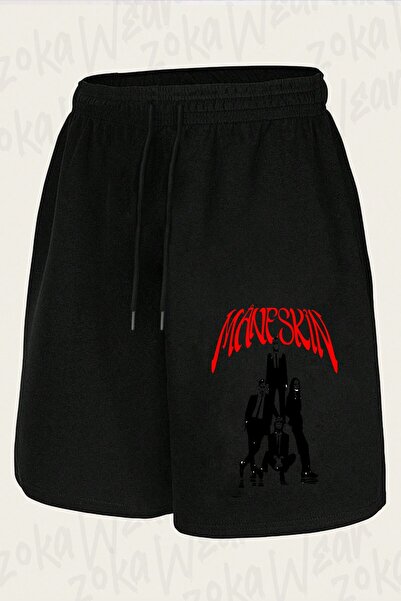 ZOKAWEAR Unisex navlaka za bend Maneskin dizajn, šortsevi sa printom