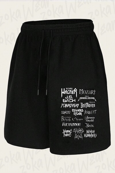 ZOKAWEAR Unisex kratke hlače sa prilagođenim VIP dizajnom u stilu heavy metala