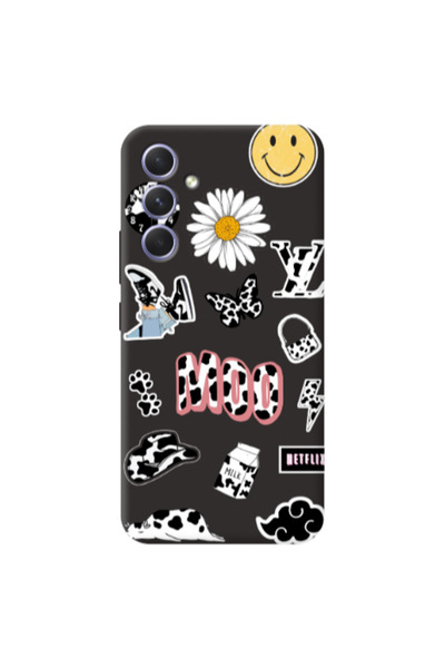 Other Samsung A56 Find Yourself 6 Black Colored Silicone TPU Θήκη