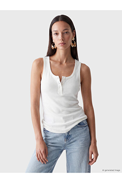 LC Waikiki Lcw Everydayu Collared Women's Ribbed Tank Top