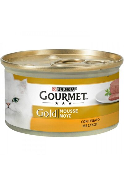Purina Gourmet Gold Μους γάτας σε κονσέρβα με συκώτι 85γρ