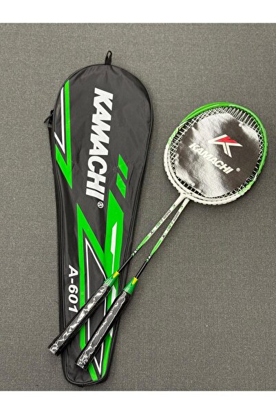 Kamachi A-601 İkili Badminton Raket Seti - Kılıflı 2'li Badminton Raketi