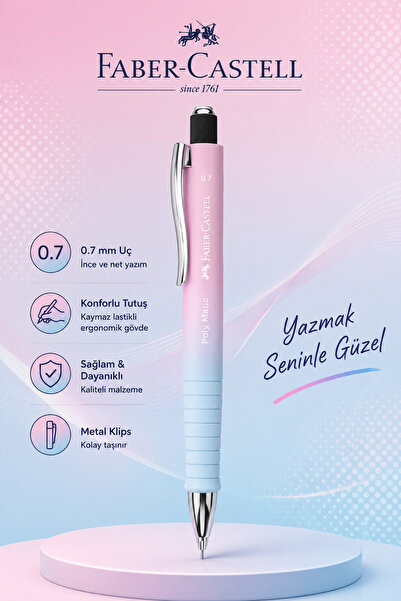 DANACI KIRTASİYE Faber-Castell Polymatic Flow Edition Versatil Kalem 0,7 Past...