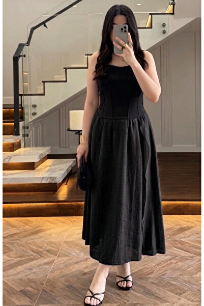My Blog Black Pieced Skirt -2Y3410