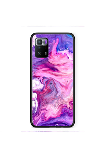 Other Xiaomi Poco X3 GT Marble art Black Glossy Θήκη