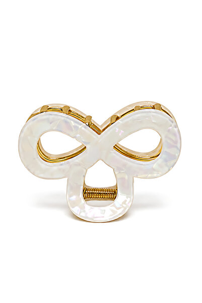 SHAKA White Shk2015 Infinity Design Hairpin