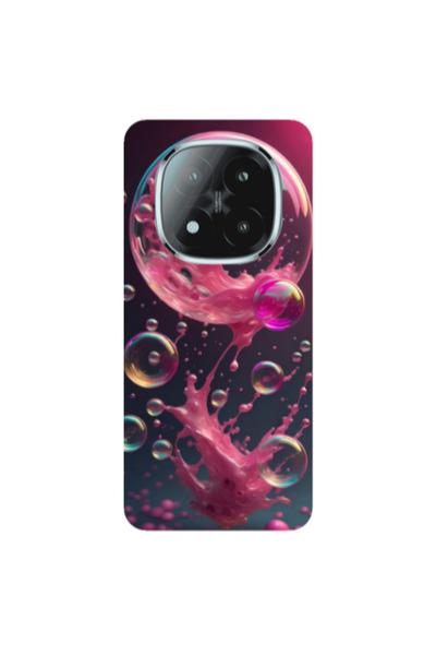 Other Xiaomi Redmi Note 14 Pro + 5g Pink balloon Transparent Silicone TPU Θήκη
