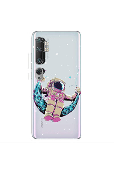 Other Xiaomi Mi Note 10 Pro Astronaut swinging on the moon Transparent Silico...