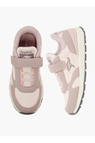 Kangaroos Girls Panelled Hook & Loop Sports Shoes