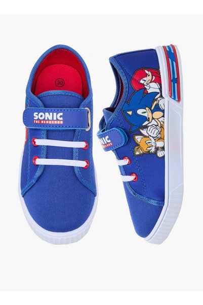 Sonic Boys Hook & Loop Ankle Sneakers