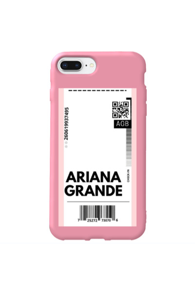 Other Apple iPhone 7 Plus Ariana Grande AGB Pink Colored Silicone TPU Θήκη