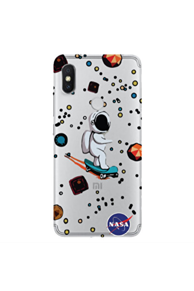 Other Xiaomi Redmi S2 Astronaut with skateboard Transparent Silicone TPU Θήκη