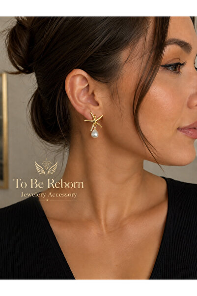 To Be Reborn JEVELRY ACCESSORY SELDA AÇIKEL İncili Deniz Yıldızı Kupe