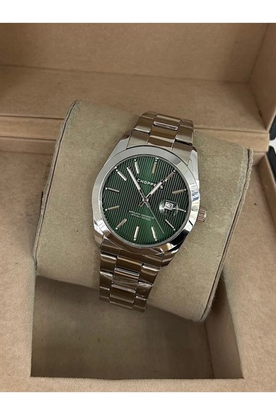 Choppers 💎   Vip Series Green Dial Stylish and Bright Silver Color Metal Ban...