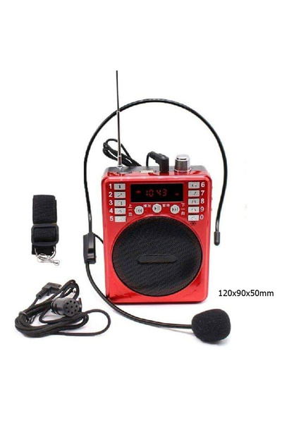 Rose Rehber Anfi Megafon Bluetooth Speaker Fm Usb Sd SP-616