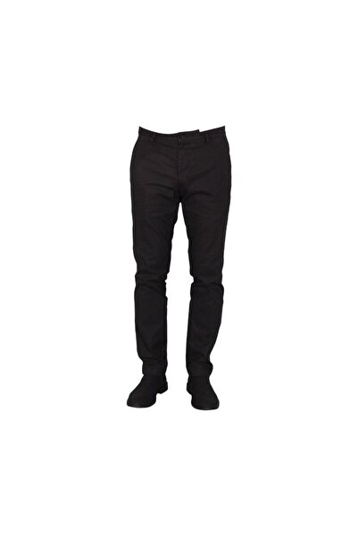 SUNWILL 423117-7824-115 Ανδρικό Παντελόνι Βαμβακερό Modern Fit Πτι Καρό Μαύρο -