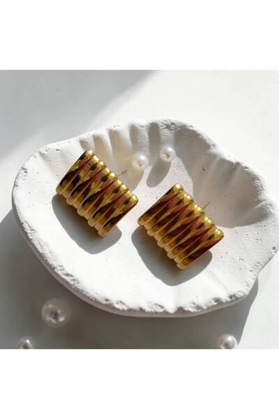 Luxury gold küpe
