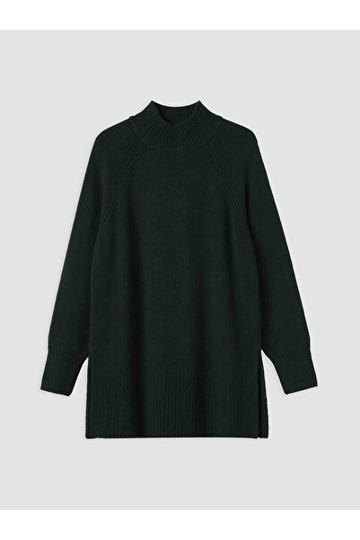 LC Waikiki Özmarka New Season Half Turtleneck Oversize Women's Knitwear Tunic