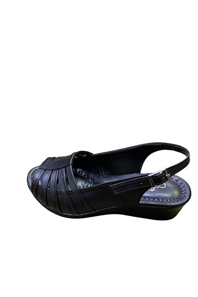 KORKMAZ Women's Wedge Heel Full Orthopedic Summer Sandals
