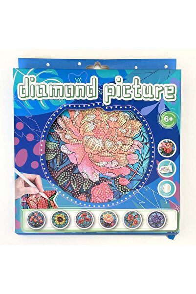 NT Boncuklu Taşlı Yuvarlak Pano Tüm Yaşlar İçin Mozaik Elmas Goblen Diamond 2...