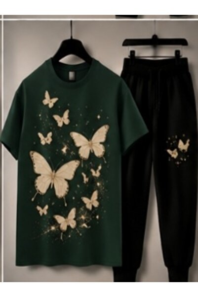 ship master Summer Collection New Arrival T-Shirt & Shorts Set Printed Patter...