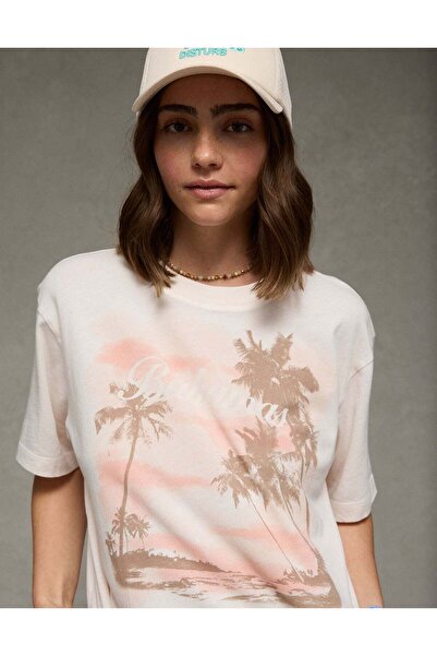 AMERICAN EAGLE AE Boxy Bahamas Graphic T-Shirt