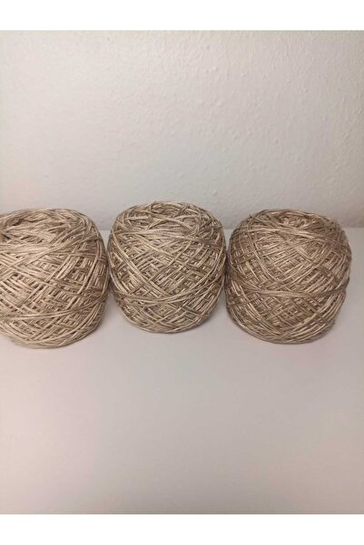 kartopya Bej Karışım Renkli Koton Örgü İpi 300gr(3x100 Gr)