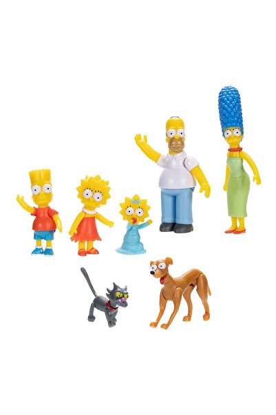 Genel Markalar JKSMP17539 The Simpsons Aile 7li Figür Set