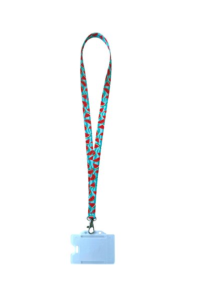 PATİMİO Watermelon Neck Lanyard Neck Strap Phone Strap Transparent Card Holder Gift
