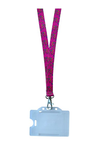 PATİMİO Ice Cream Neck Lanyard Neck Strap Phone Strap Transparent Card Holder Gift