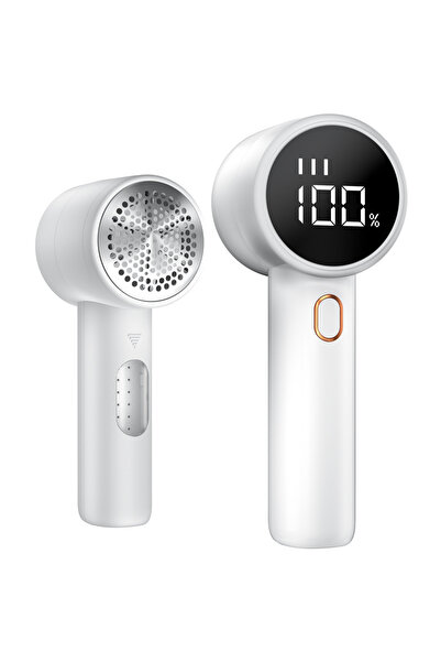 Choice WHITE Lint Remover Electric Digital Hair Ball Trimmer Wireless Electri...