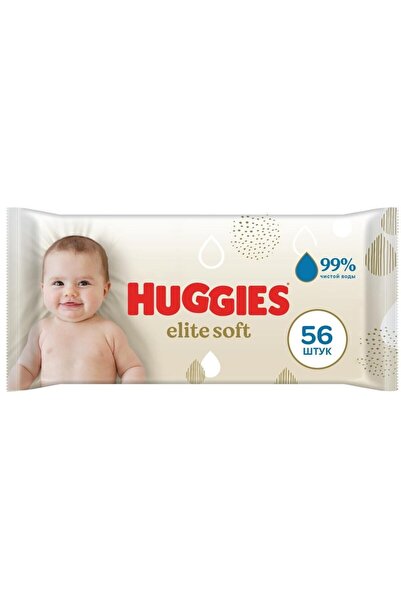 Huggies Set 6 x 56 Servetele Umede Bebelusi Elite Soft Pure Water