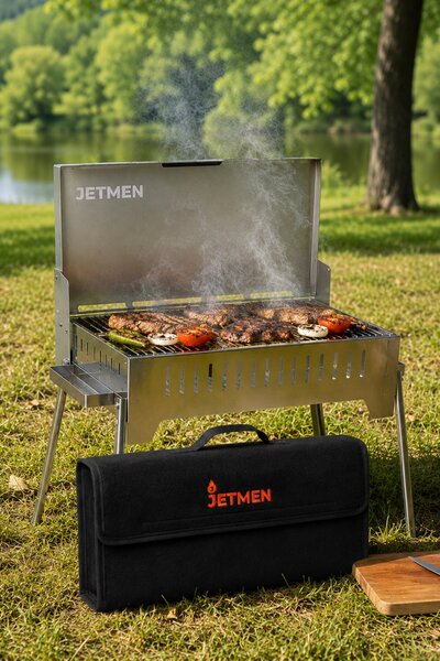 Jetmen Quick Grill Inox Katlanır Mangal