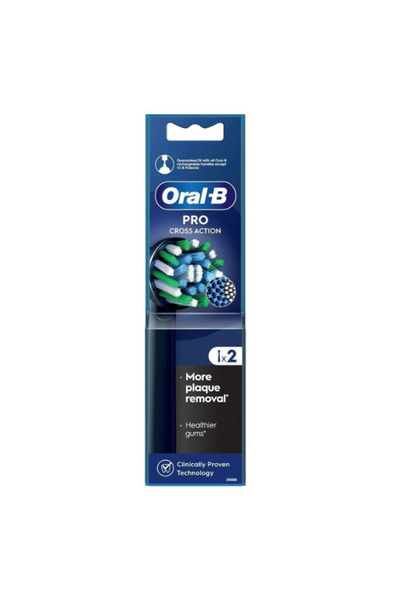 Oral-B Κρος Αγκσέιτιον Μαύρη Έκδοση Κλιν Μάξιμαϊζερ - Ανταλλακτικές Κεφαλές 2...