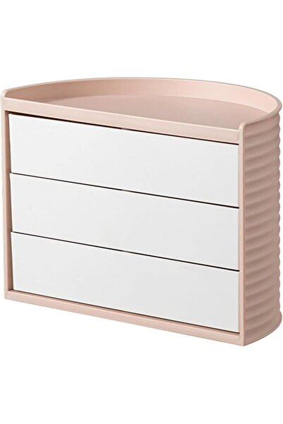 Arabest Half Circle Rotating Jewelry Box, Multi-layer Large Capacity Storage ...