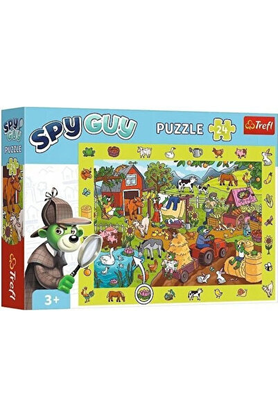 Trefl Spy Guy Puzzle de Observație Fermă 24 Piese