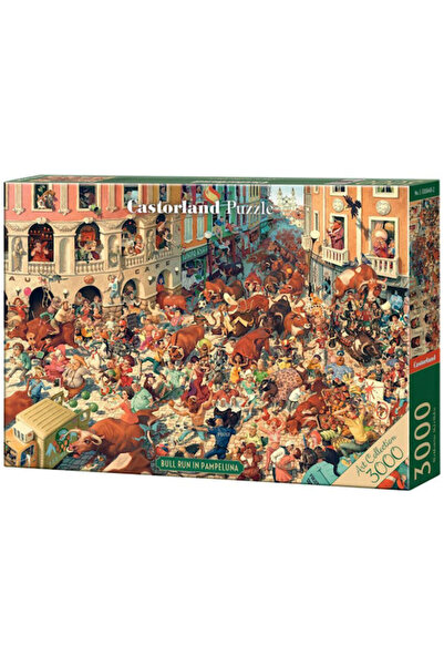 Castorland Pampeluna Puzzle 2D 3000 Piese Cod: 300648