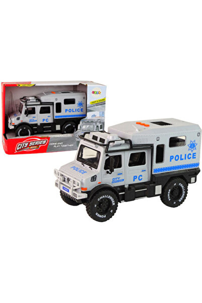 OEM Mașinuță de poliție off-road cu mecanism pull-back pentru copii de peste ...