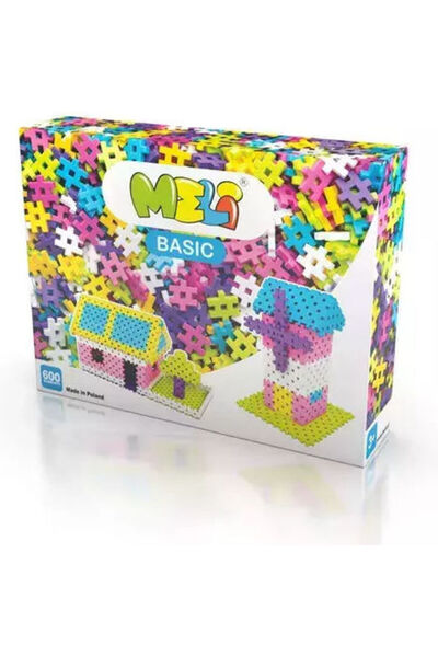 meli Set de construcție pentru copii de 3+ ani, 600 de piese. Cod: 50030