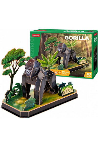 Cubic Fun Puzzle 3D Animale Gorila