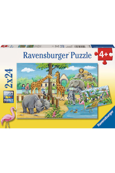 Generic Brand Puzzle pentru copii Bun venit la Grădina Zoologică 24 de piese
