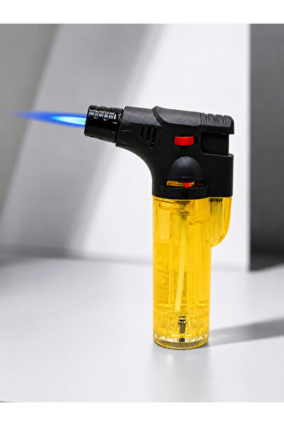 Doldurulabilir Pürmüz Torch Çakmak, Nargile ve Kamp Kullanımına Uygun Ayakta Durabilir Model
